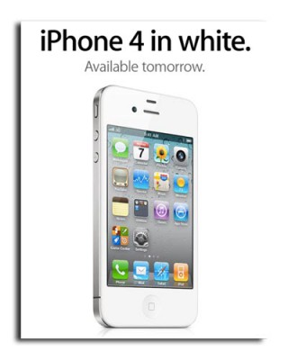 О задержке белого iPhone 4