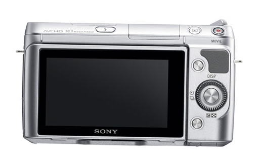 Sony NEX-F3 в серебристом корпусе