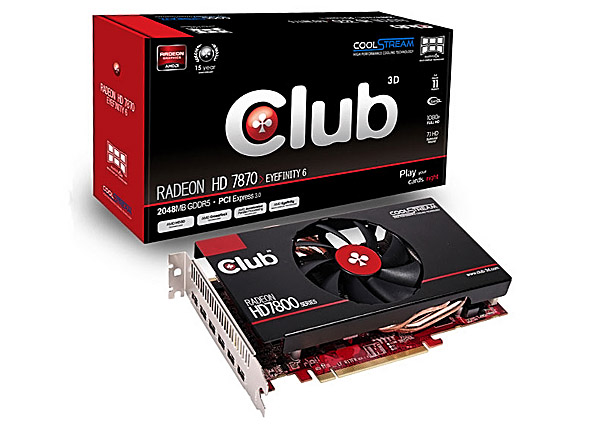 Club 3D Radeon HD 7870 Eyefinity 6